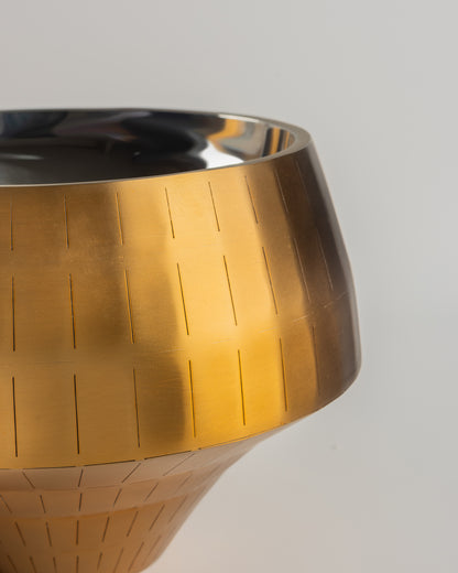 Nova - luxury metal decorative vessels for premium contemporary home decor by Olkap