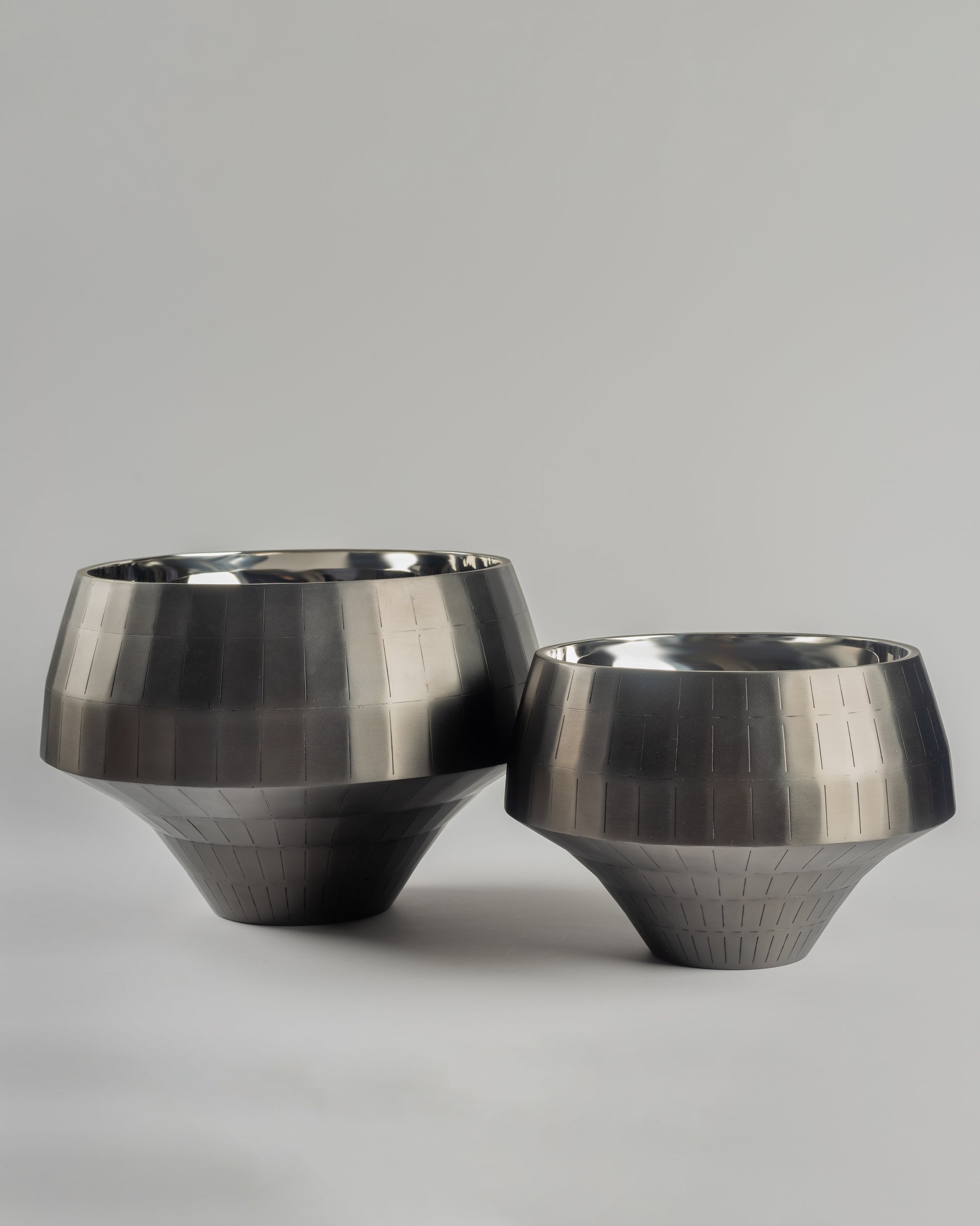 Nova - luxury metal decorative vessels for premium contemporary home decor by Olkap