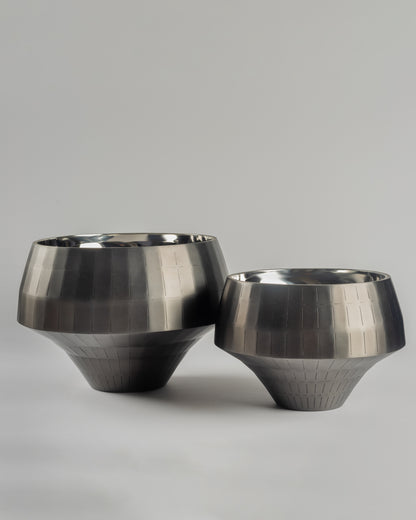 Nova - luxury metal decorative vessels for premium contemporary home decor by Olkap