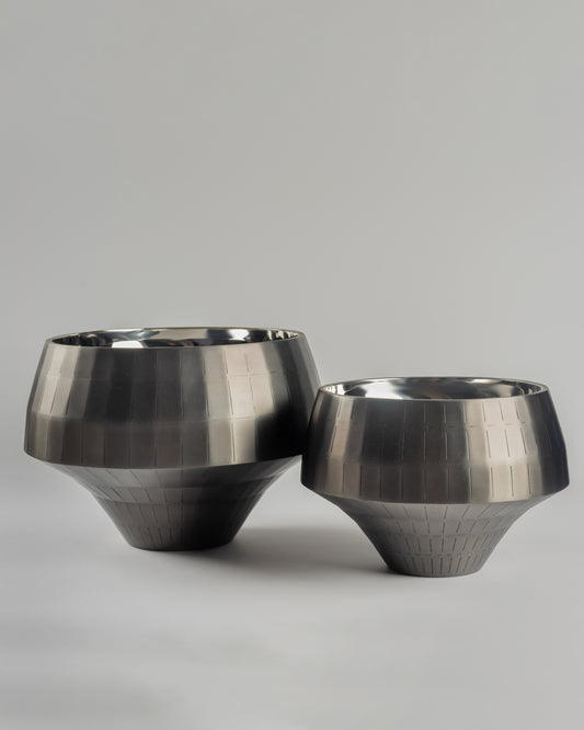 Nova - luxury metal decorative vessels for premium contemporary home decor by Olkap