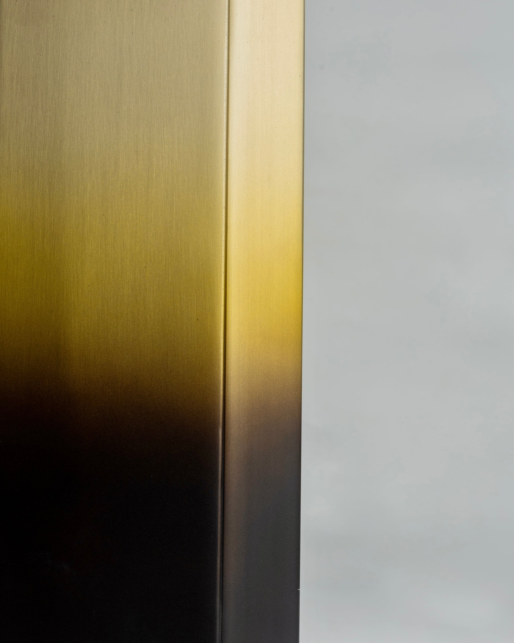 Obsidian - designer geometric metal sculpture for contemporary luxury home decor by OLKAP