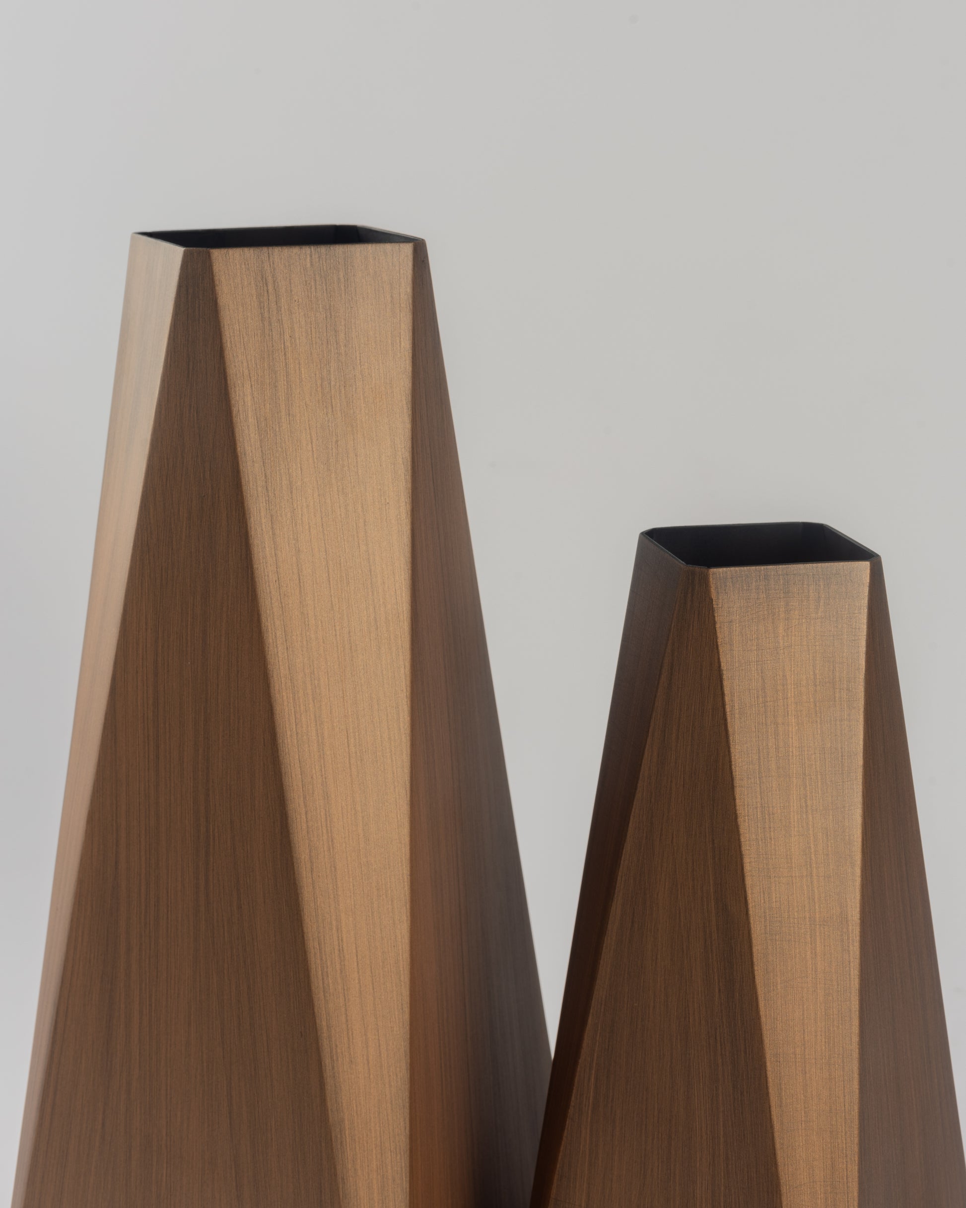 Tower - designer metal candleholder for contemporary luxury ambiance by Olkap