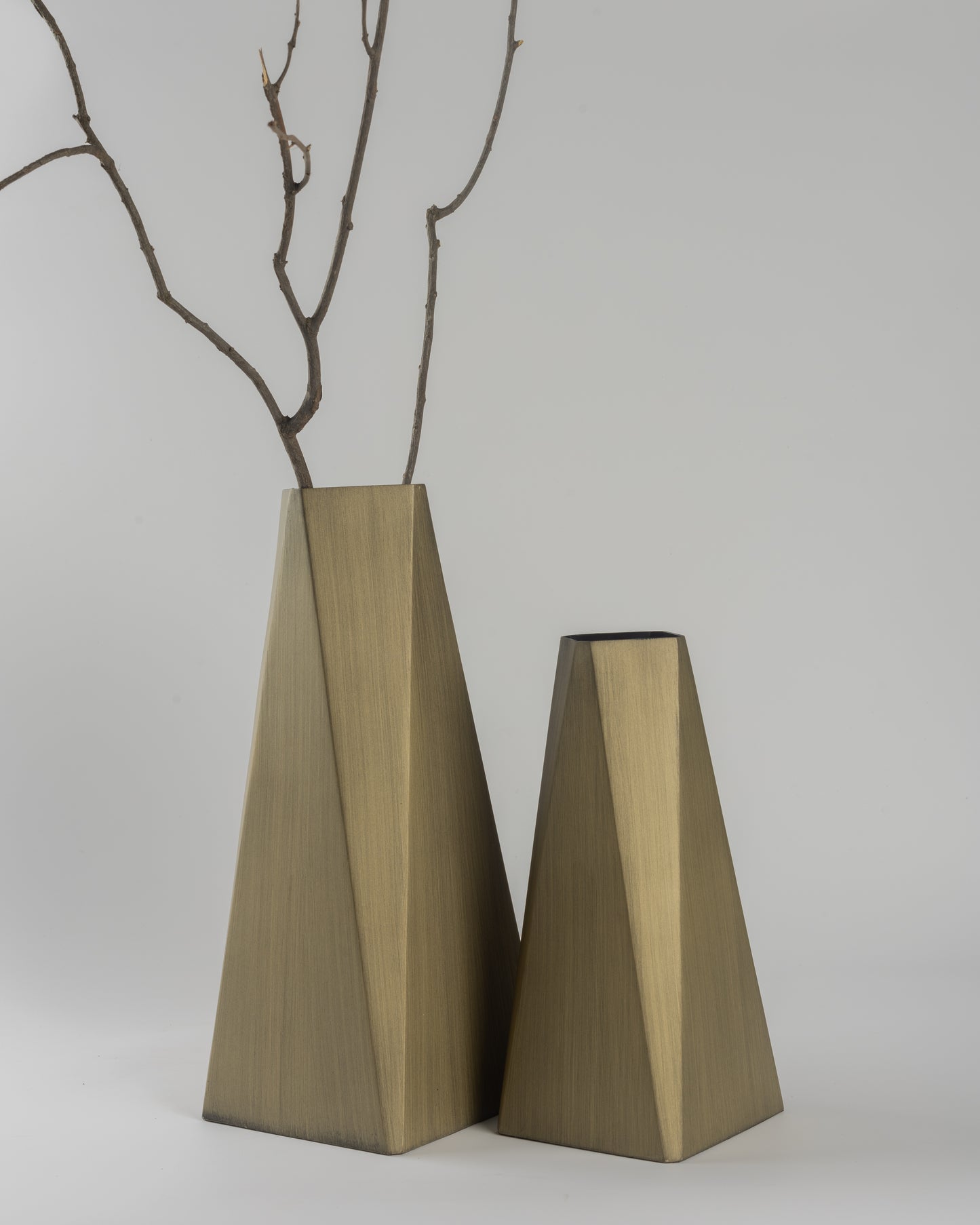 Tower - designer metal candleholder for contemporary luxury ambiance by Olkap