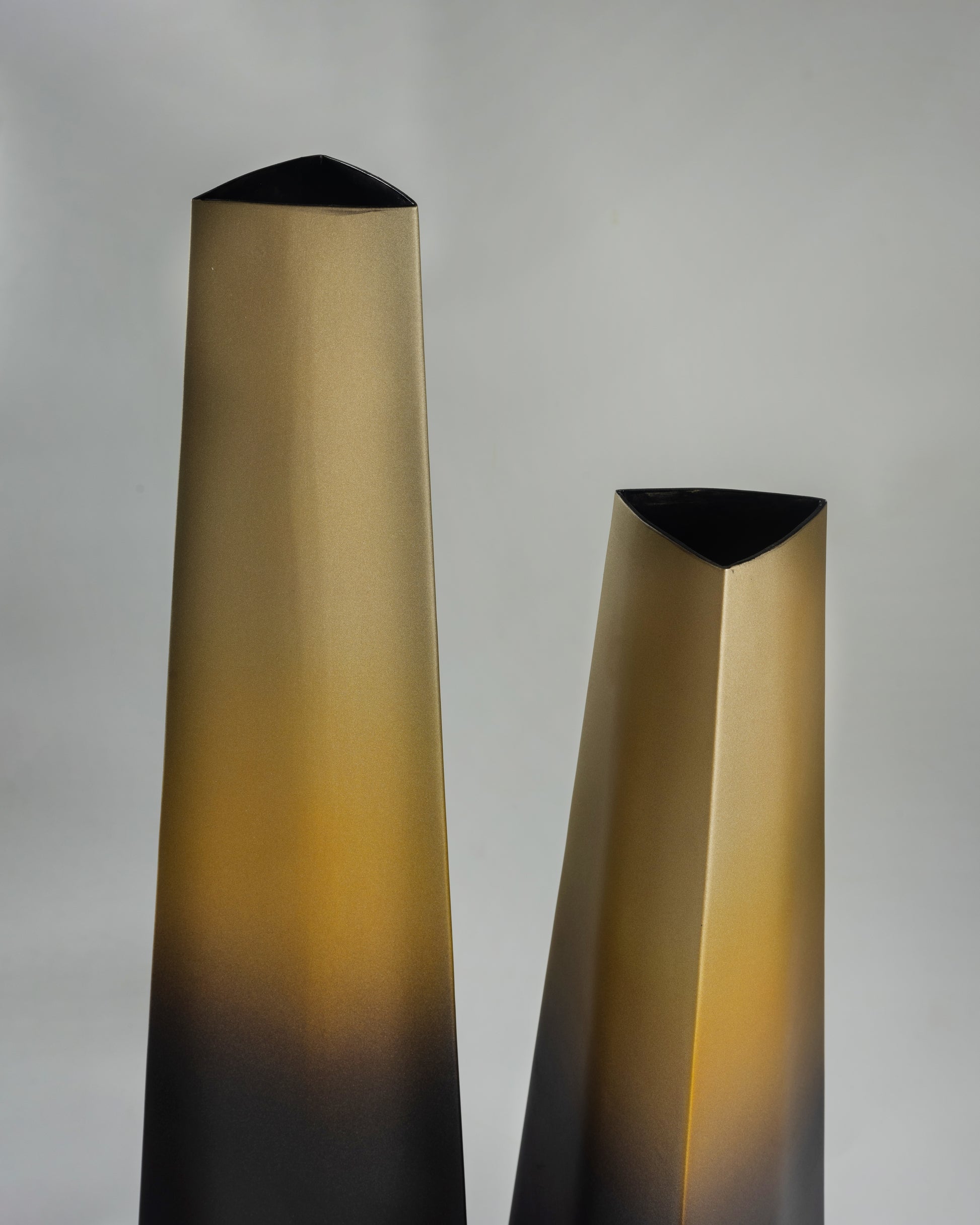 Linea - designer minimalist metal tray for contemporary home decor by OLKAP