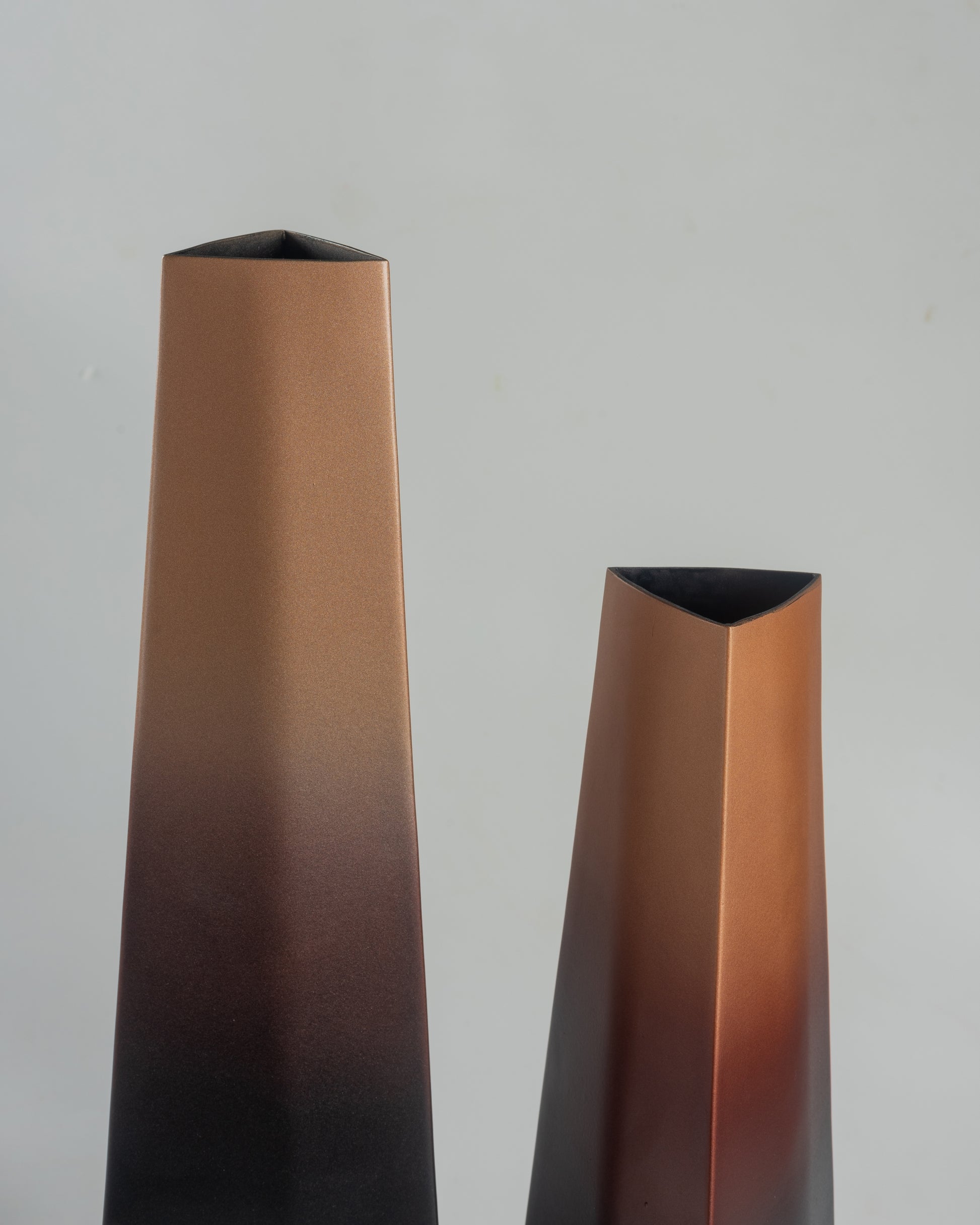 Linea - designer minimalist metal tray for contemporary home decor by OLKAP