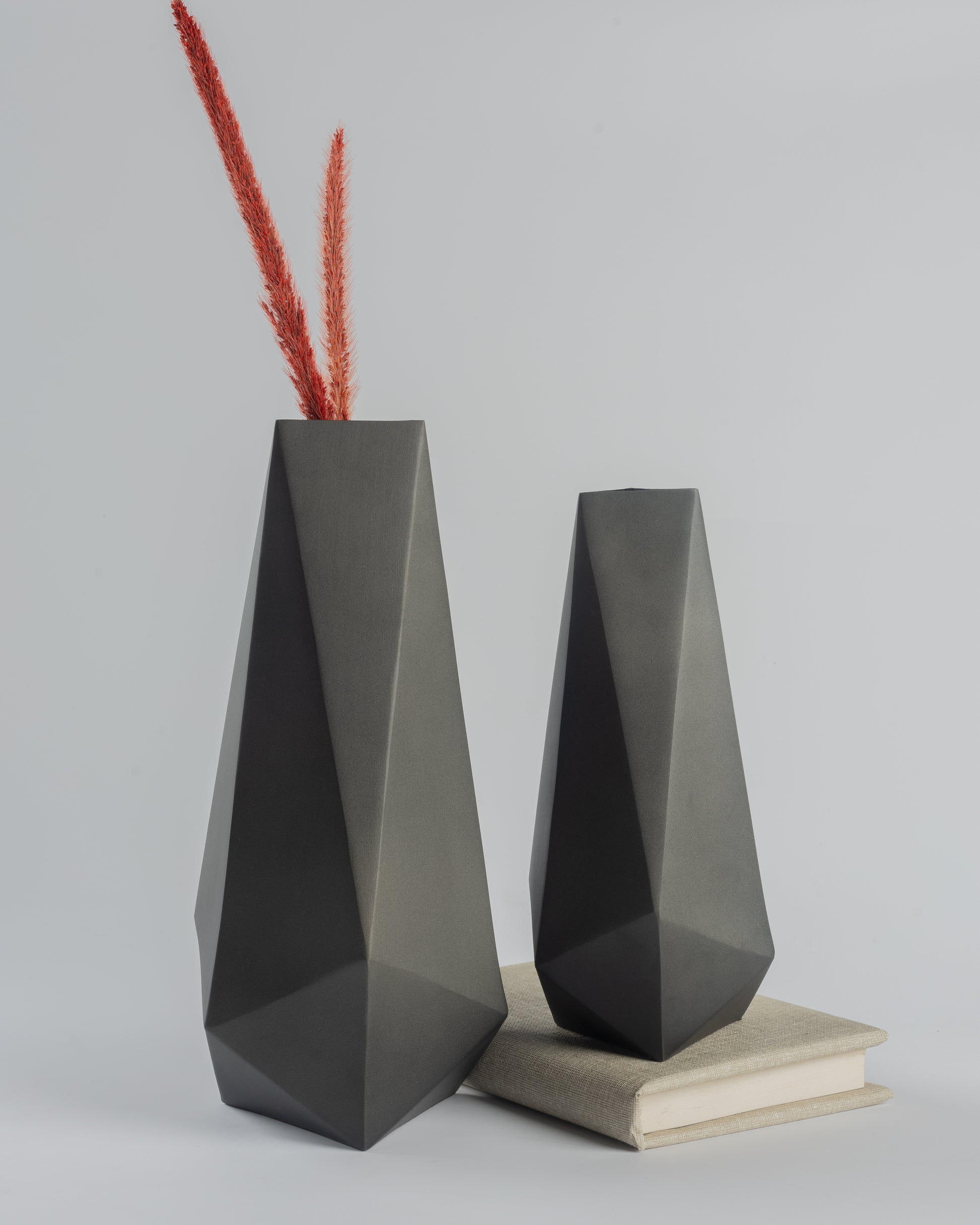 Prism - designer geometric metal accent for contemporary home decor by OLKAP