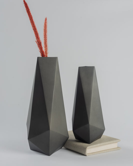 Prism - designer geometric metal accent for contemporary home decor by OLKAP