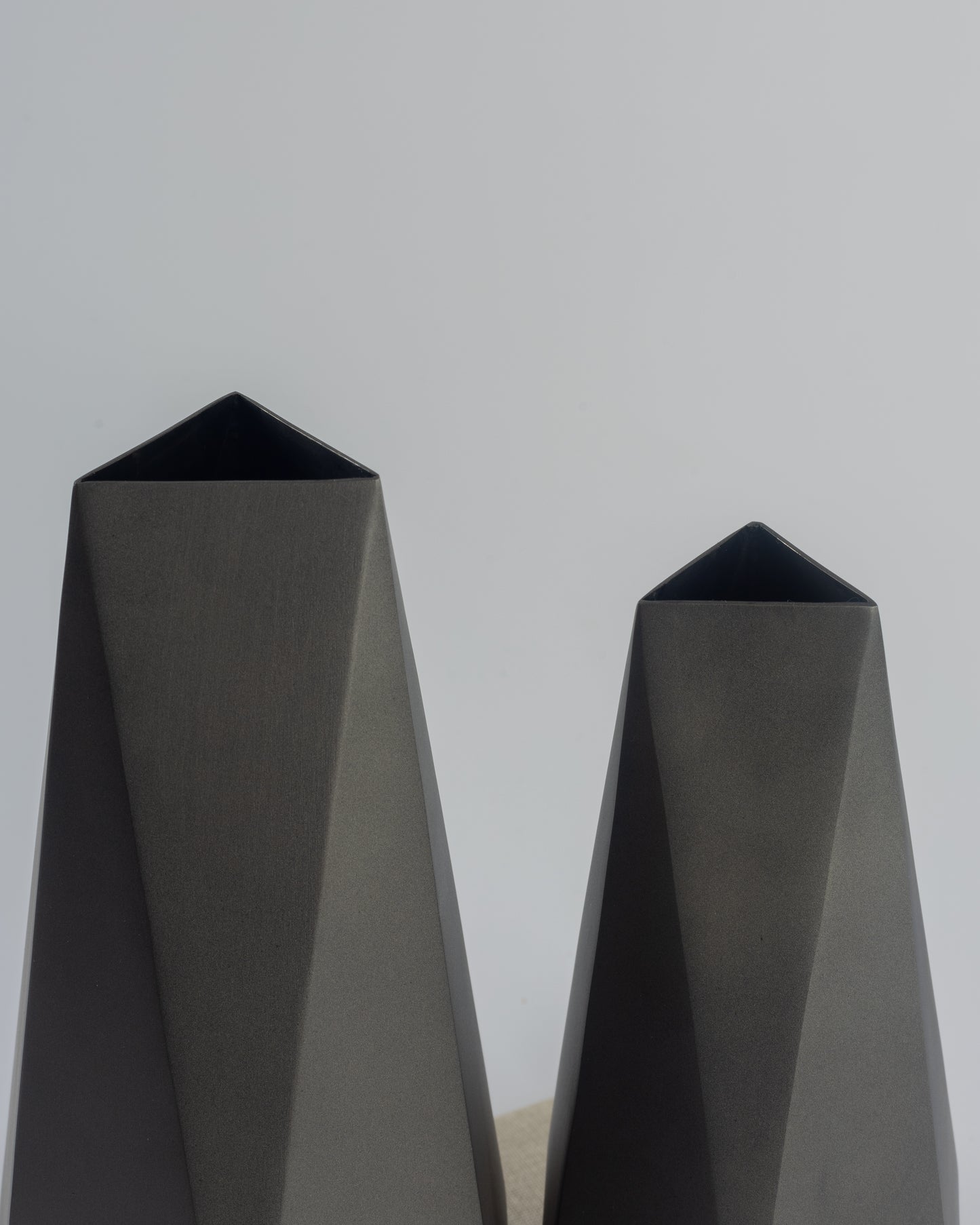 Prism - designer geometric metal accent for contemporary home decor by OLKAP