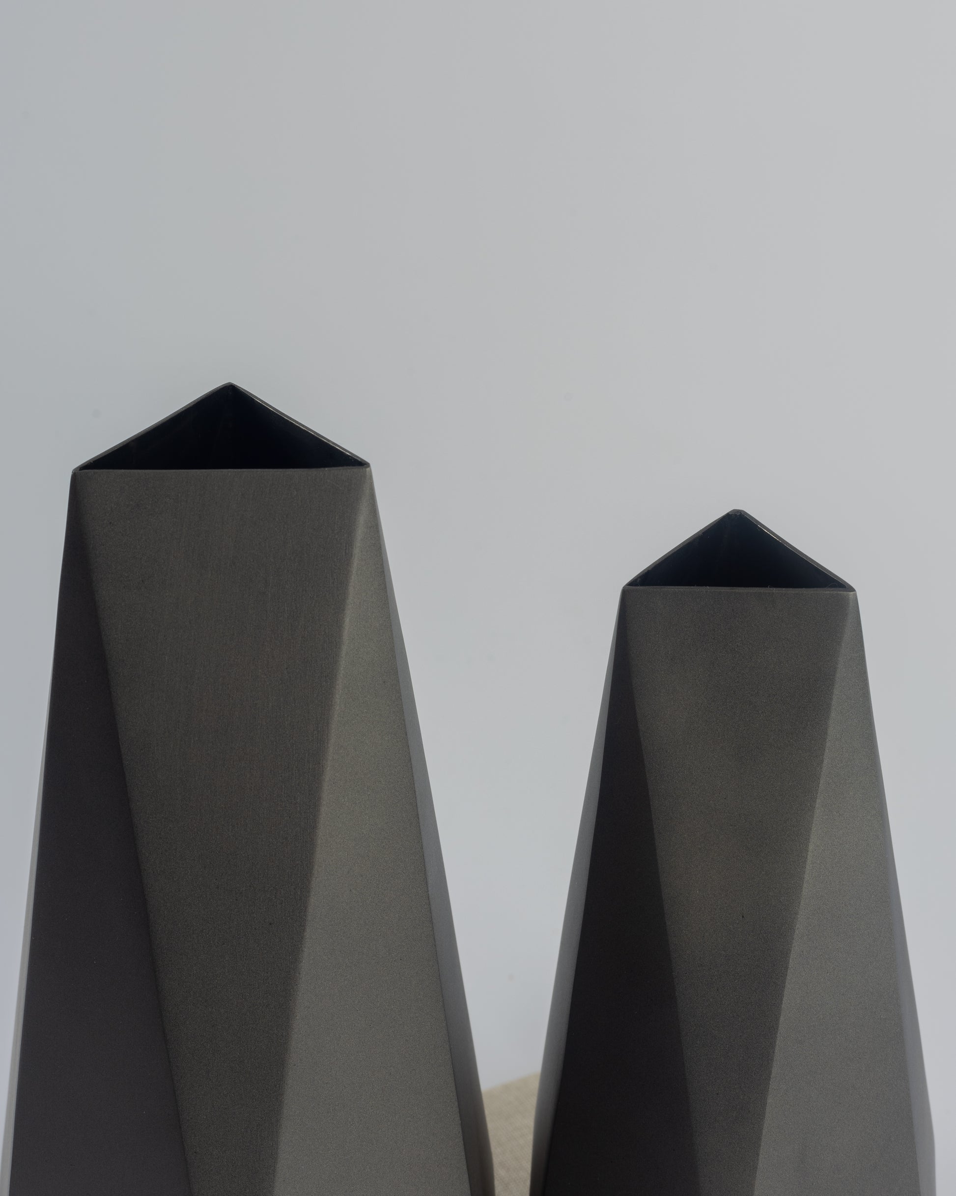 Prism - designer geometric metal accent for contemporary home decor by OLKAP