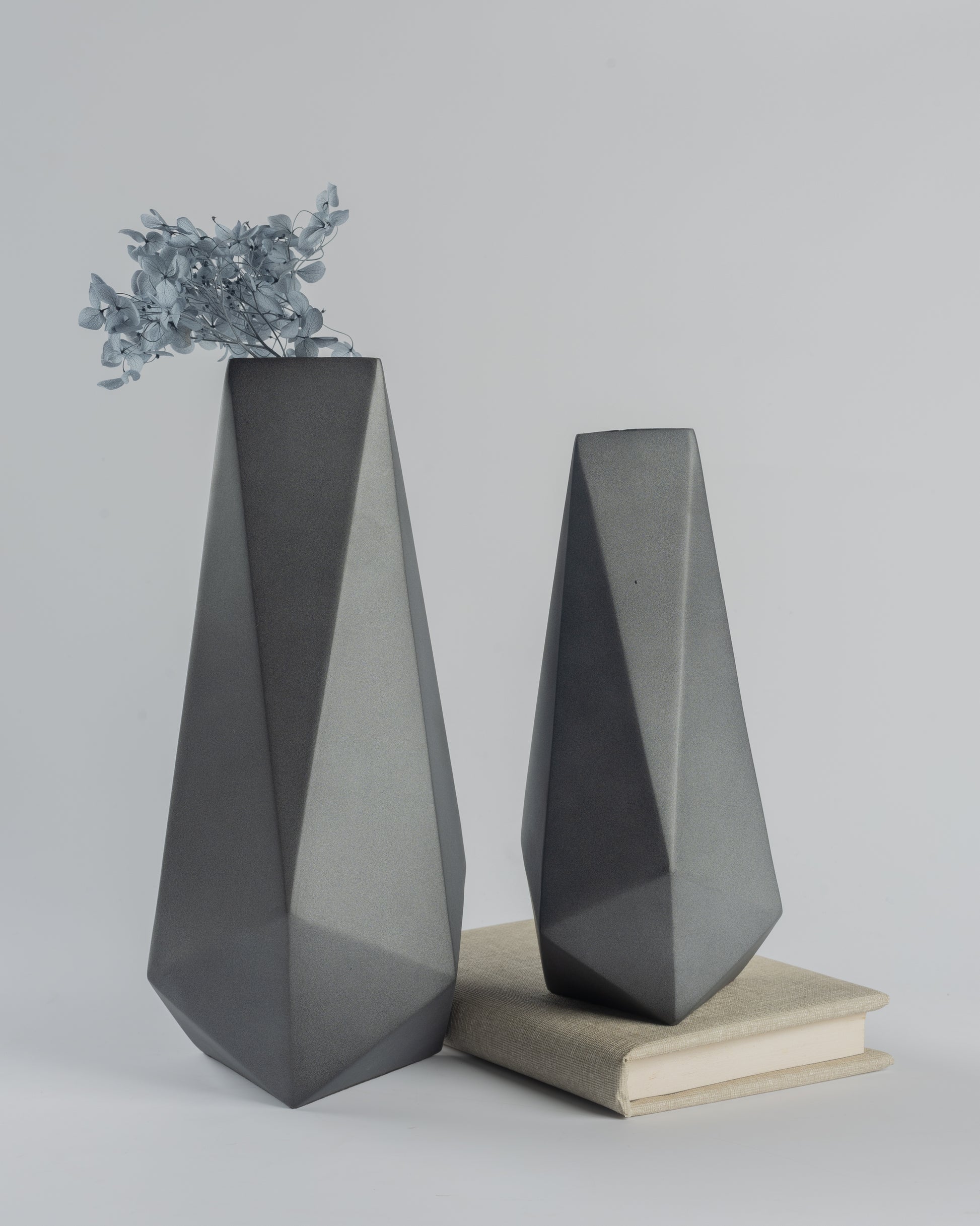 Prism - designer geometric metal accent for contemporary home decor by OLKAP