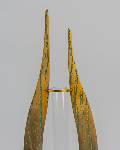 Reverie - designer abstract metal sculpture for contemporary luxury home decor by Olkap