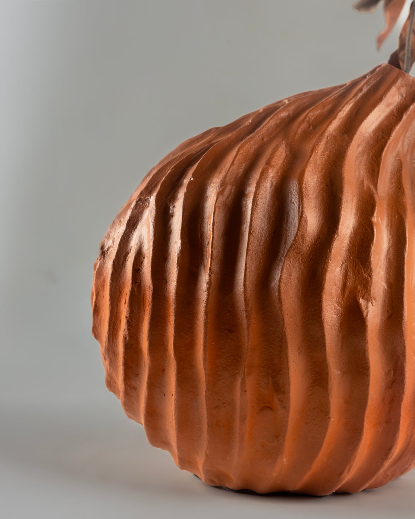 Terra - designer terracotta decorative vase for contemporary home decor by Olkap