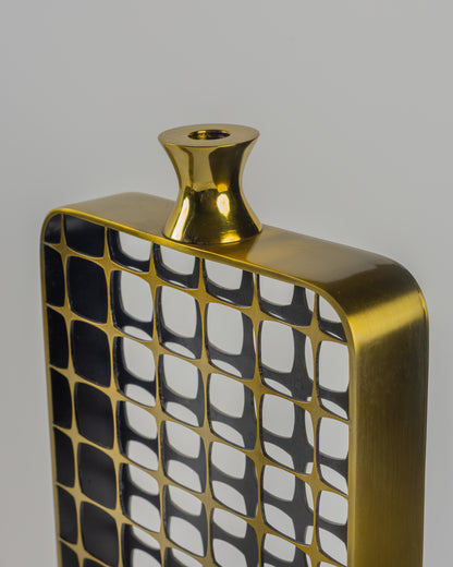 Transparence - high-end geometric metal sculpture for luxury home decor by Olkap