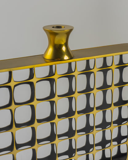 Transparence - high-end geometric metal sculpture for luxury home decor by Olkap