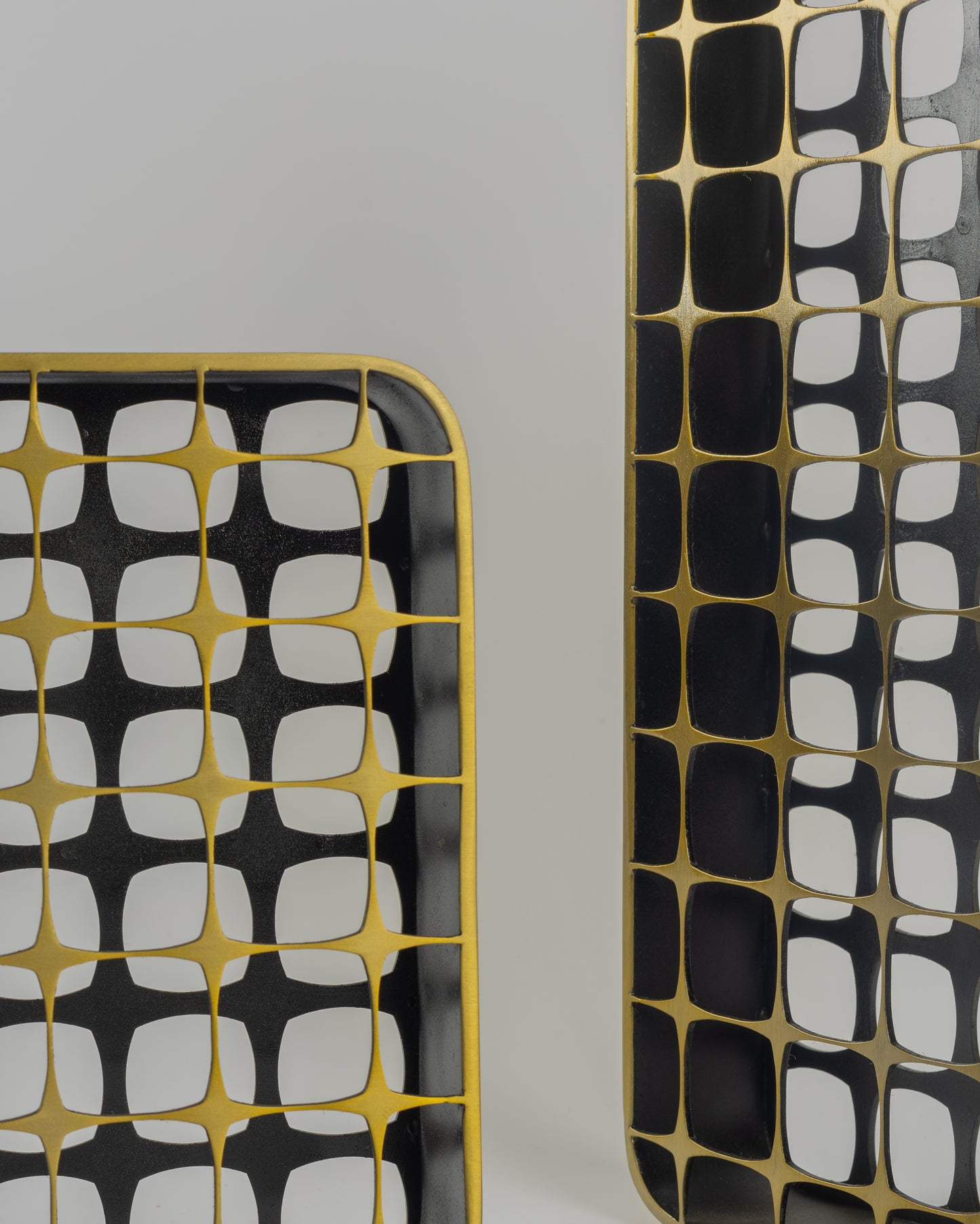 Transparence - high-end geometric metal sculpture for luxury home decor by Olkap