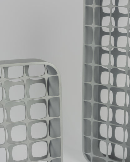 Transparence - high-end geometric metal sculpture for luxury home decor by Olkap