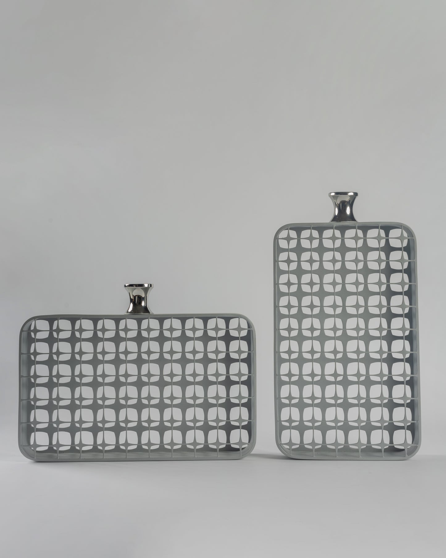 Transparence - high-end geometric metal sculpture for luxury home decor by Olkap