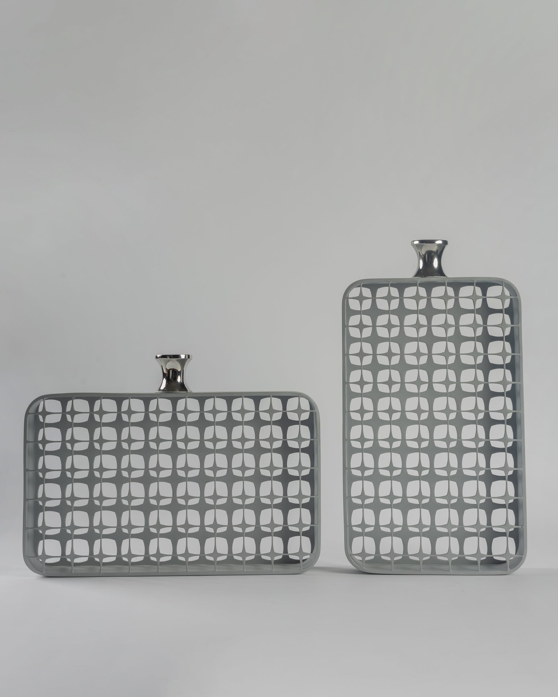 Transparence - high-end geometric metal sculpture for luxury home decor by Olkap