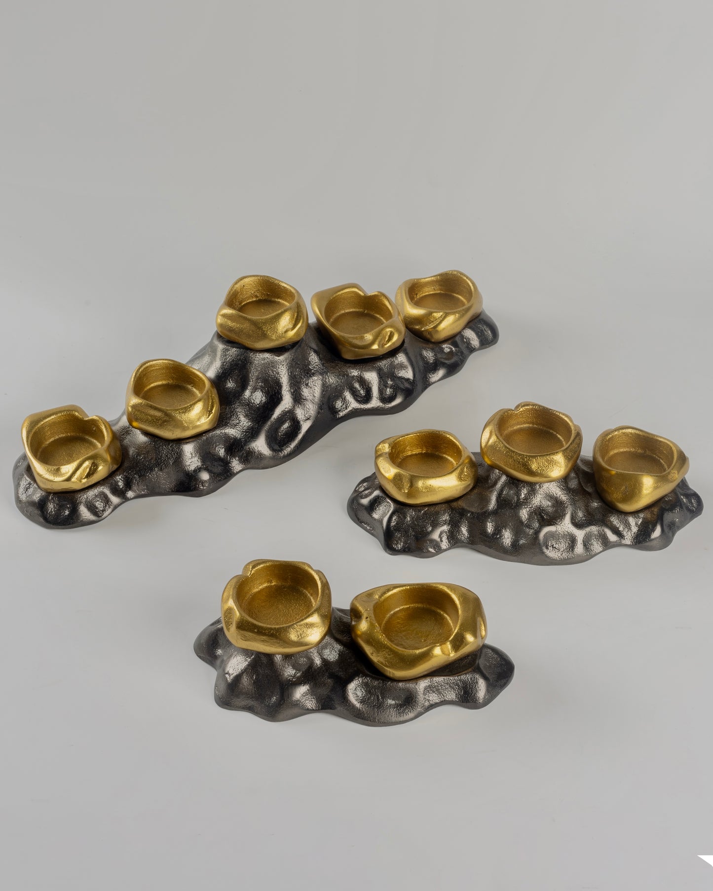 Vulcan - designer small metal accent piece for contemporary luxury home decor by Olkap