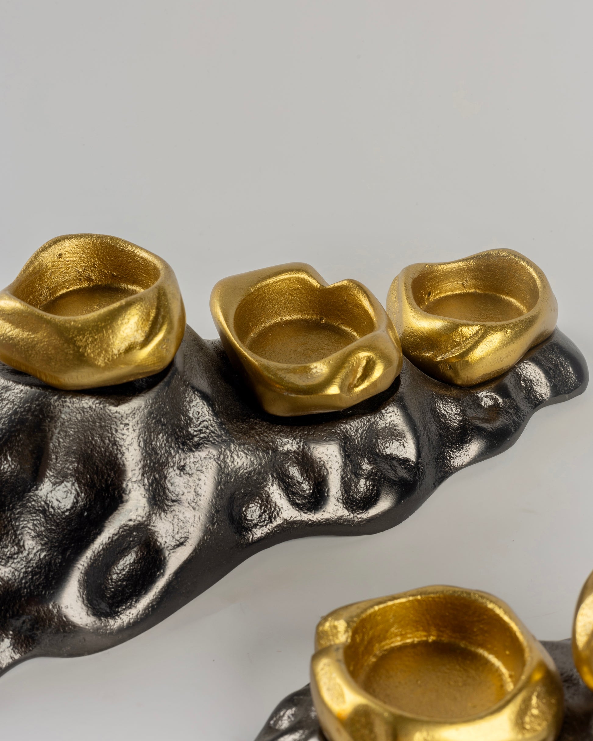 Vulcan - designer small metal accent piece for contemporary luxury home decor by Olkap