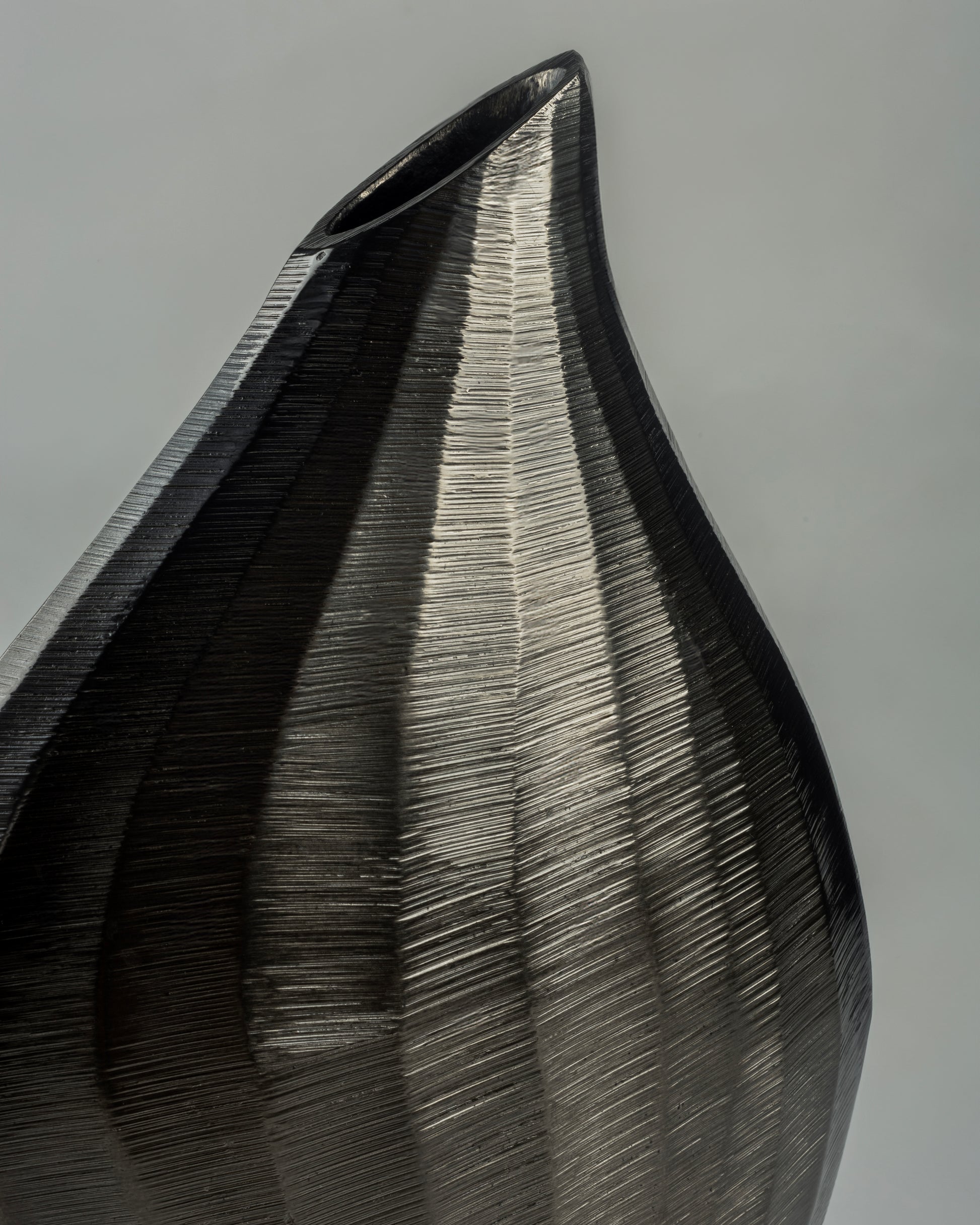 Wavelet - designer wavy metal tray for contemporary luxury home decor by Olkap