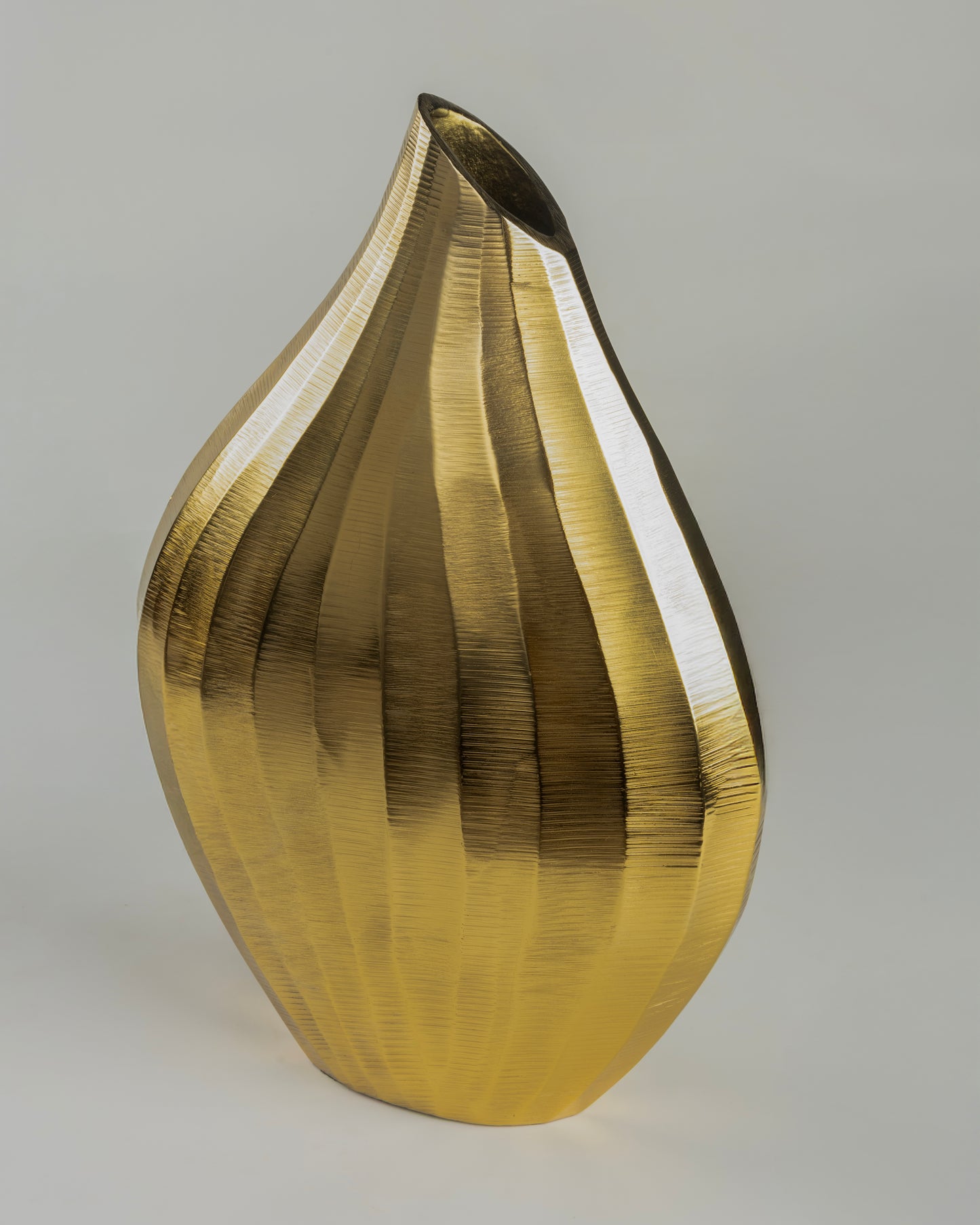 Wavelet - designer wavy metal tray for contemporary luxury home decor by Olkap