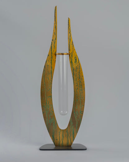 Reverie - designer abstract metal sculpture for contemporary luxury home decor by Olkap